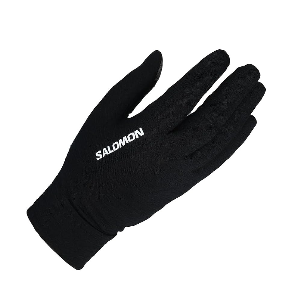 サロモン MERINO GLOVES メリノウールグローブ ブラック